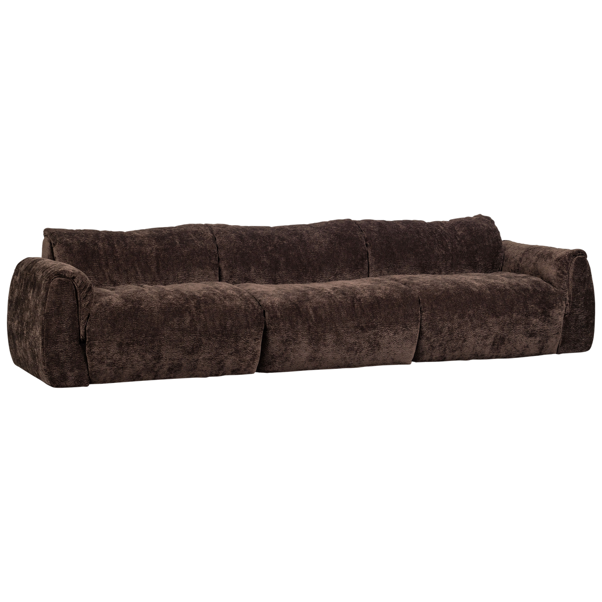 Baggy 3 Zits Bank 3 D Chenille Donkerbruin