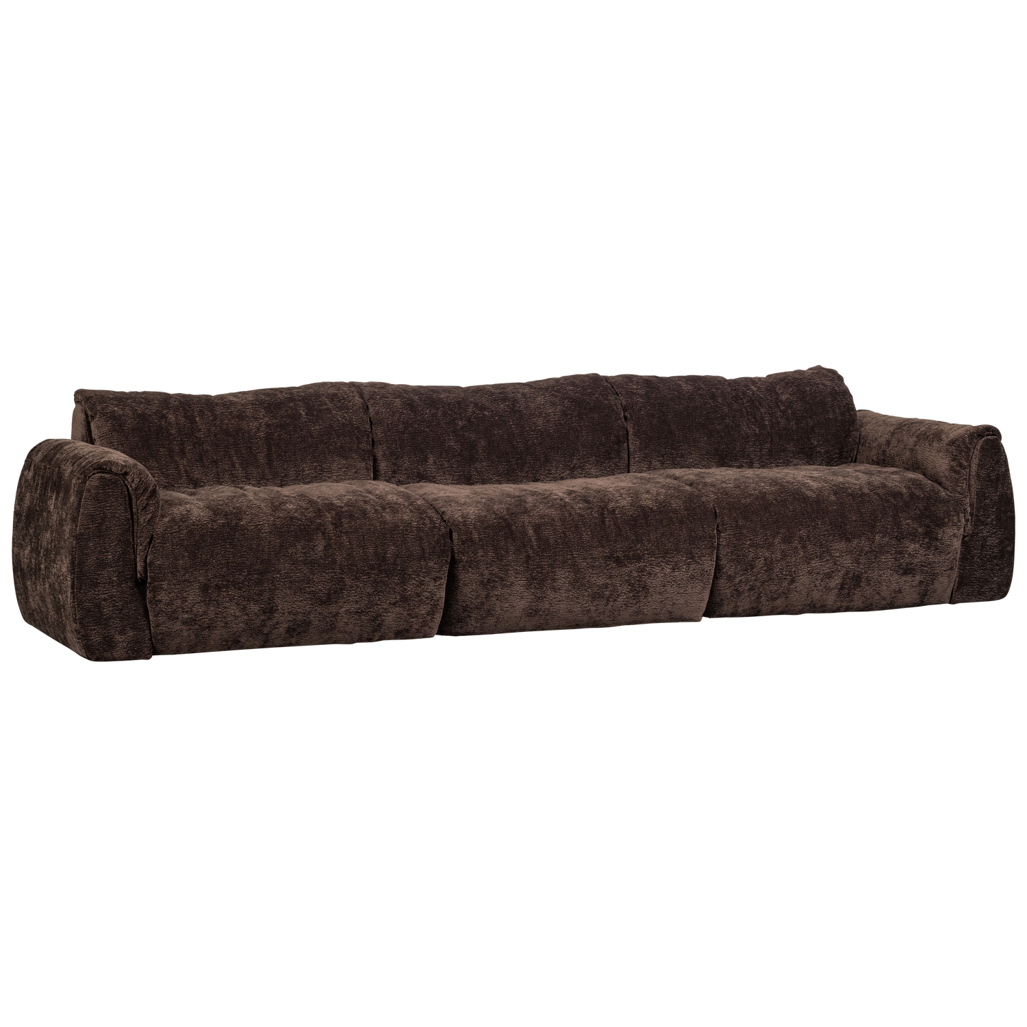 Baggy 3 Zits Bank 3 D Chenille Donkerbruin