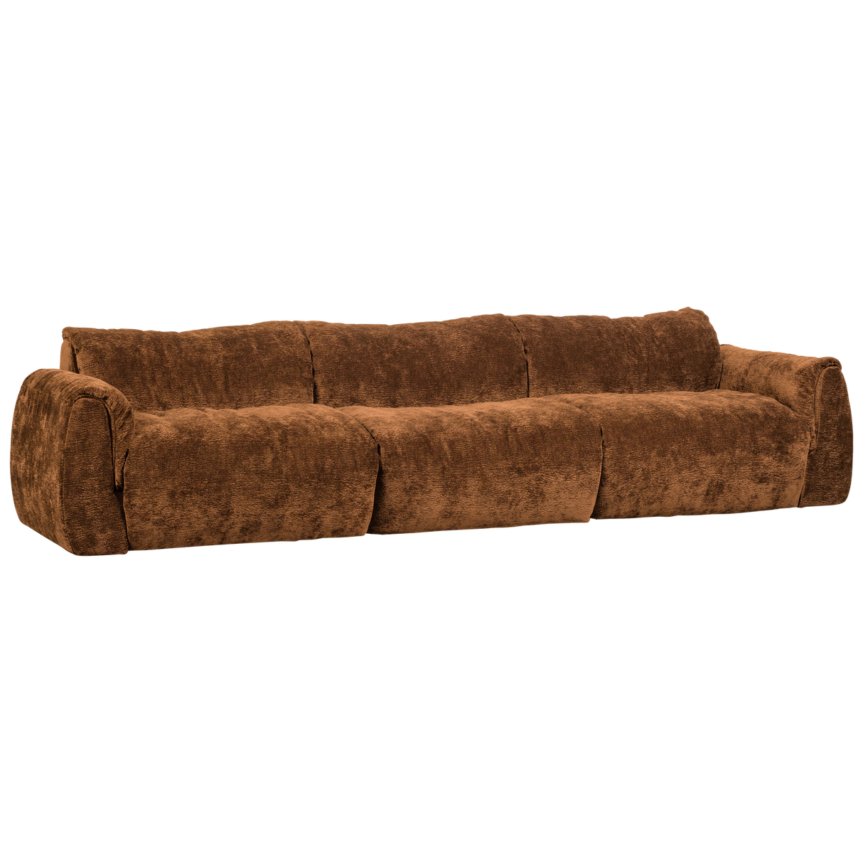 Baggy 3 Zits Bank 3 D Chenille Middenbruin