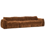 Baggy 3 Zits Bank 3 D Chenille Middenbruin