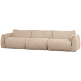 Baggy 3 Zits Bank Geweven Chenille Zand