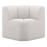 Mojo Eetbankje Hoek Met Rugleuning Boucle Ecru Melange