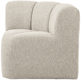 Mojo Eetbankje Hoek Met Rugleuning Boucle Beige Melange
