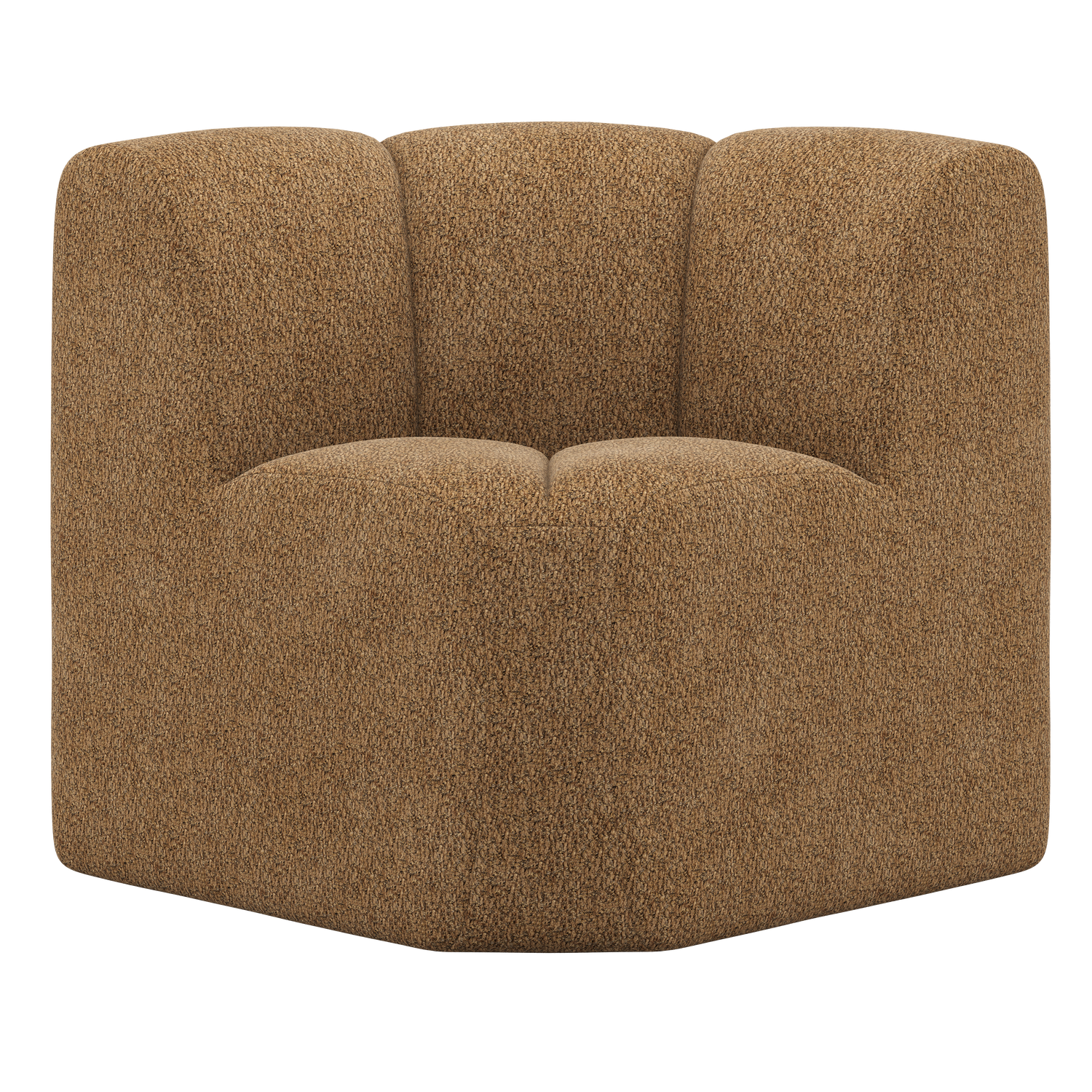 Mojo Eetbankje Hoek Met Rugleuning Wollig Honinggeel