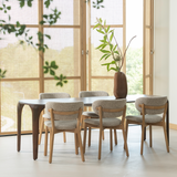 Fiore Eettafel Mango Hout Donkerbruin 230x95 Cm