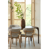Fiore Eettafel Mango Hout Donkerbruin 230x95 Cm