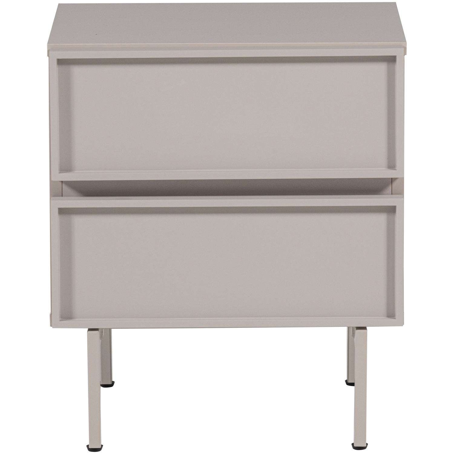 Tours Ladekast/Nachtkastje 2 Lades Melamine/Mdf Zand