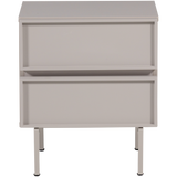 Tours Ladekast/Nachtkastje 2 Lades Melamine/Mdf Zand