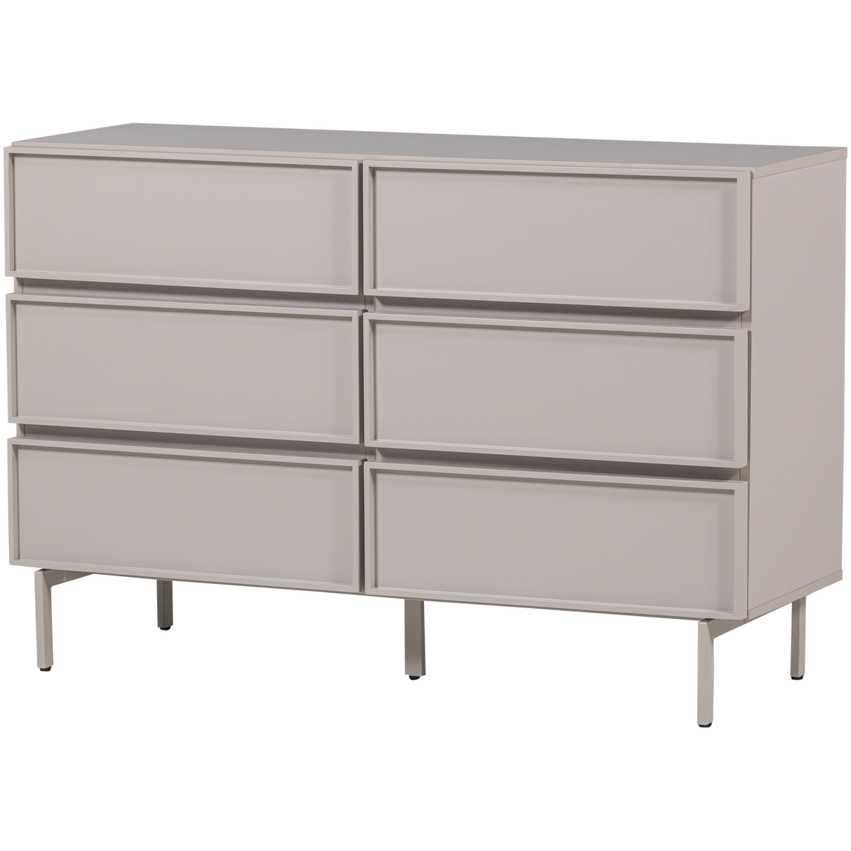 Tours Ladekast 6 Lades Melamine/Mdf Zand