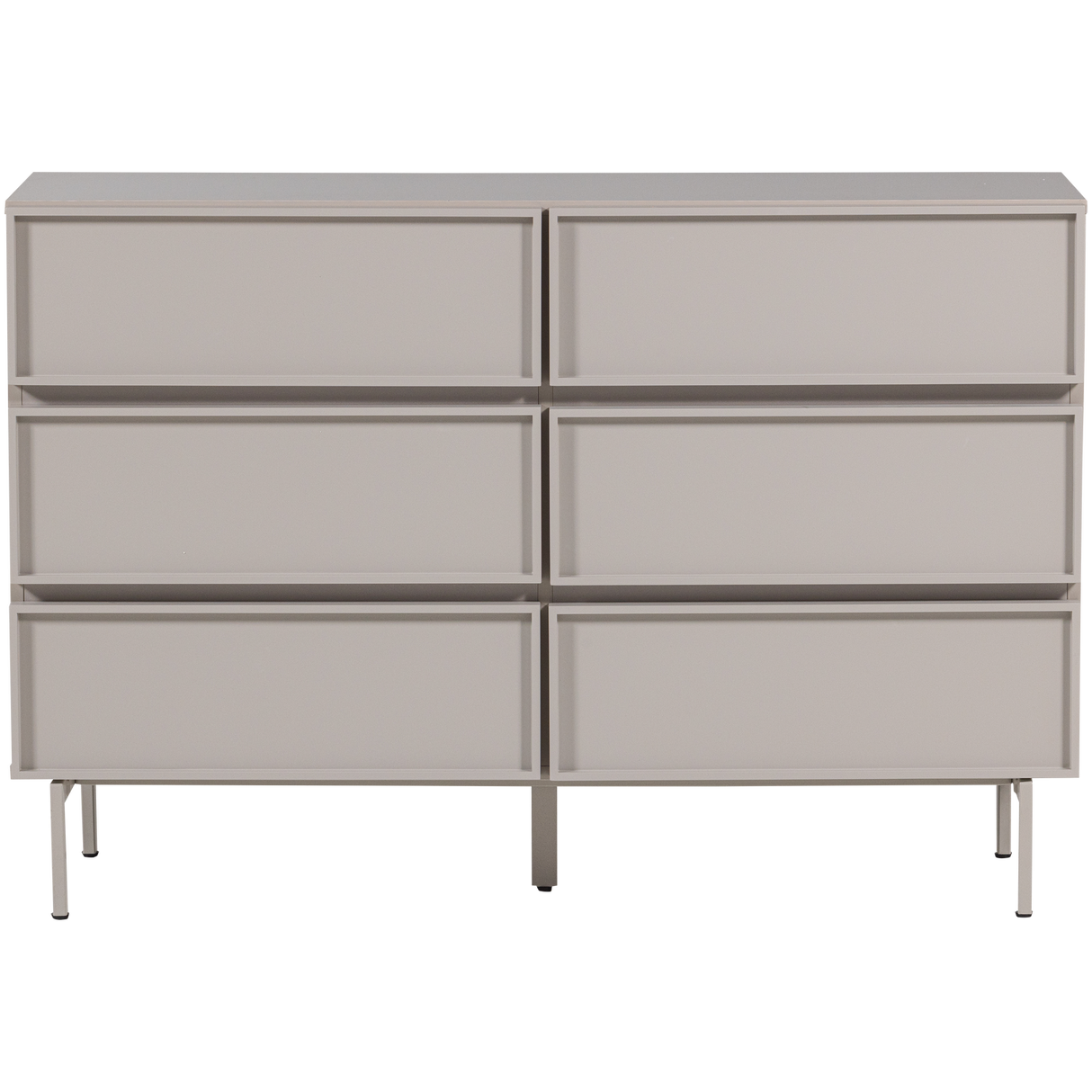 Tours Ladekast 6 Lades Melamine/Mdf Zand