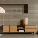Tours Tv Meubel 180 Cm Melamine/Mdf Naturel