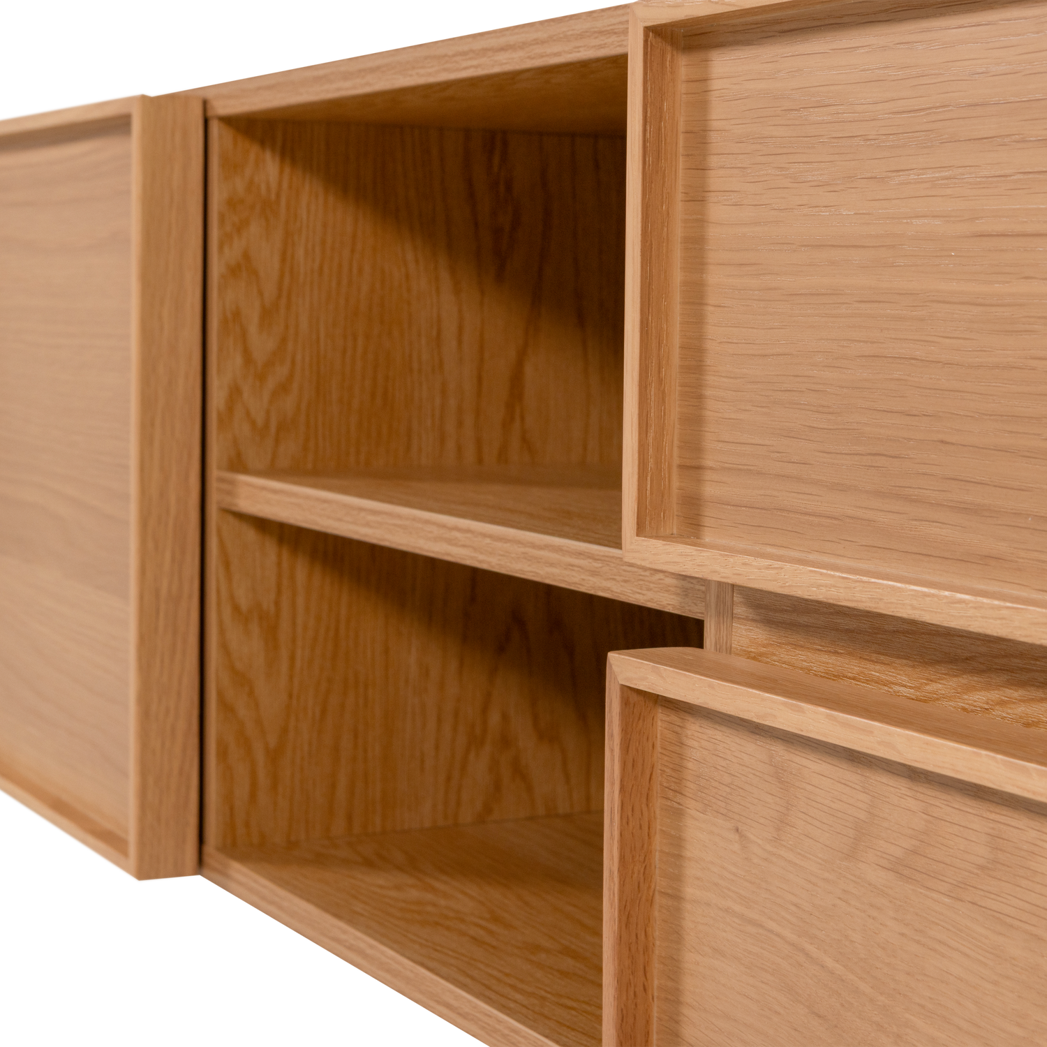 Tours Tv Meubel 180 Cm Melamine/Mdf Naturel