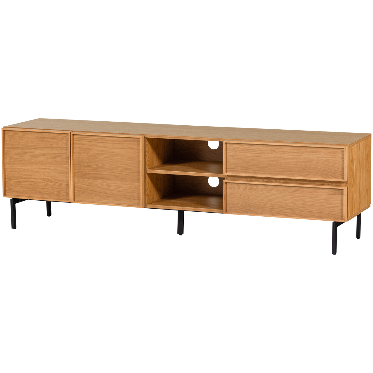 Tours Tv Meubel 180 Cm Melamine/Mdf Naturel