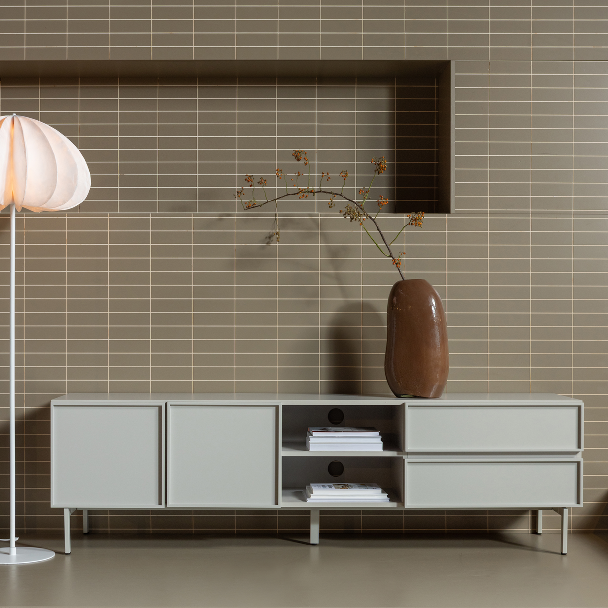 Tours Tv Meubel 180 Cm Melamine/Mdf Zand