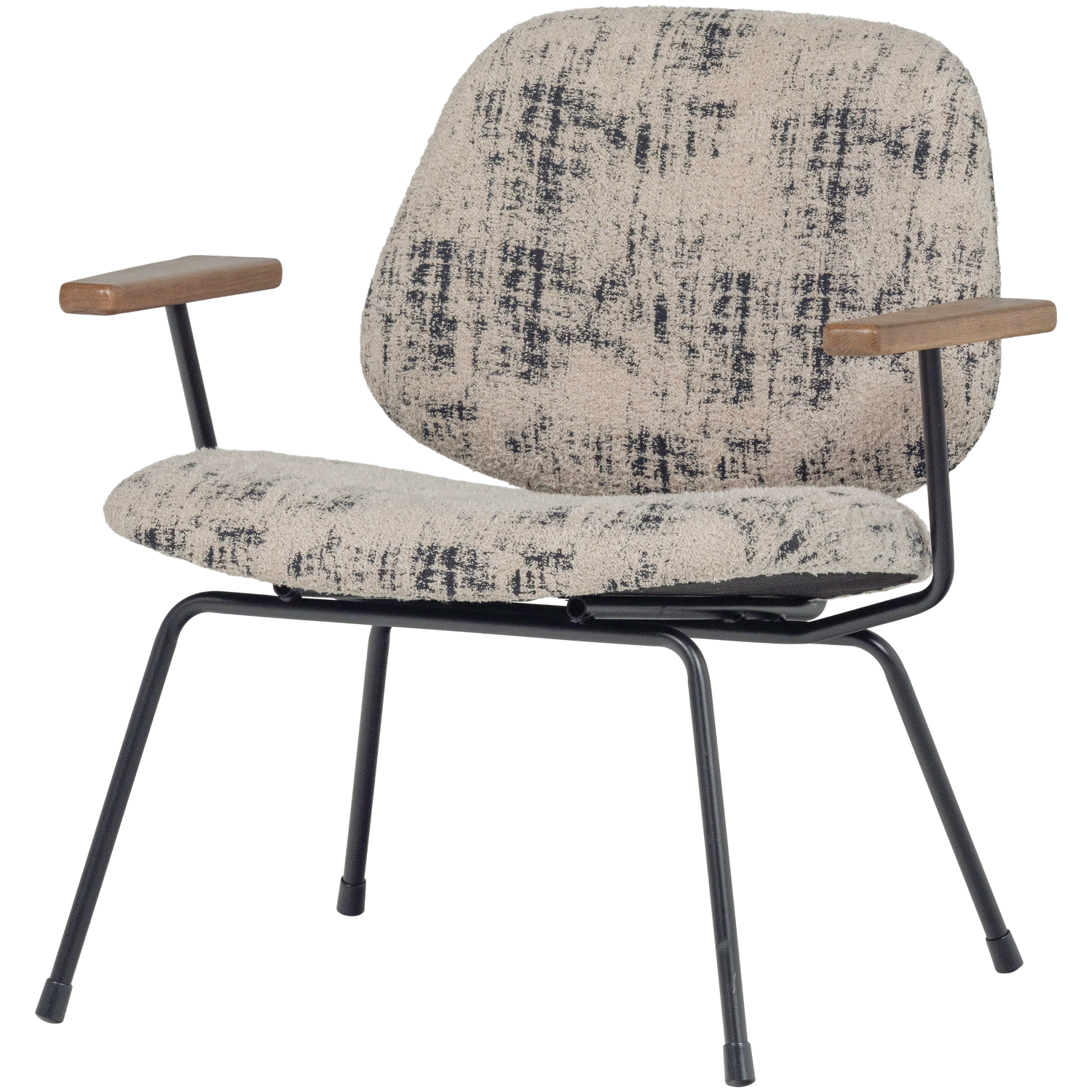 Aure Fauteuil Chenille Beige/Zwart