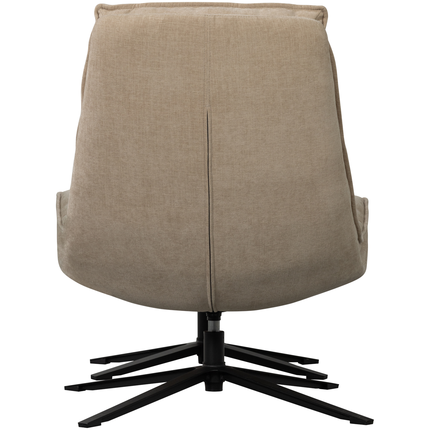 Kube Draaifauteuil Met Hocker Naturel