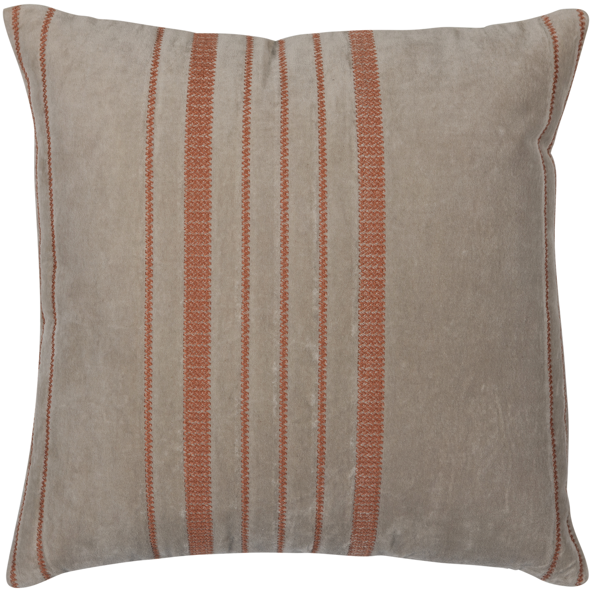 Aziz Kussens Velvet Bruin/Naturel Set Van 3