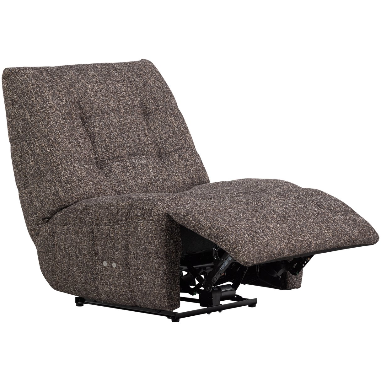 Hein Relaxfauteuil Elektrisch Antraciet/Bruin Melange