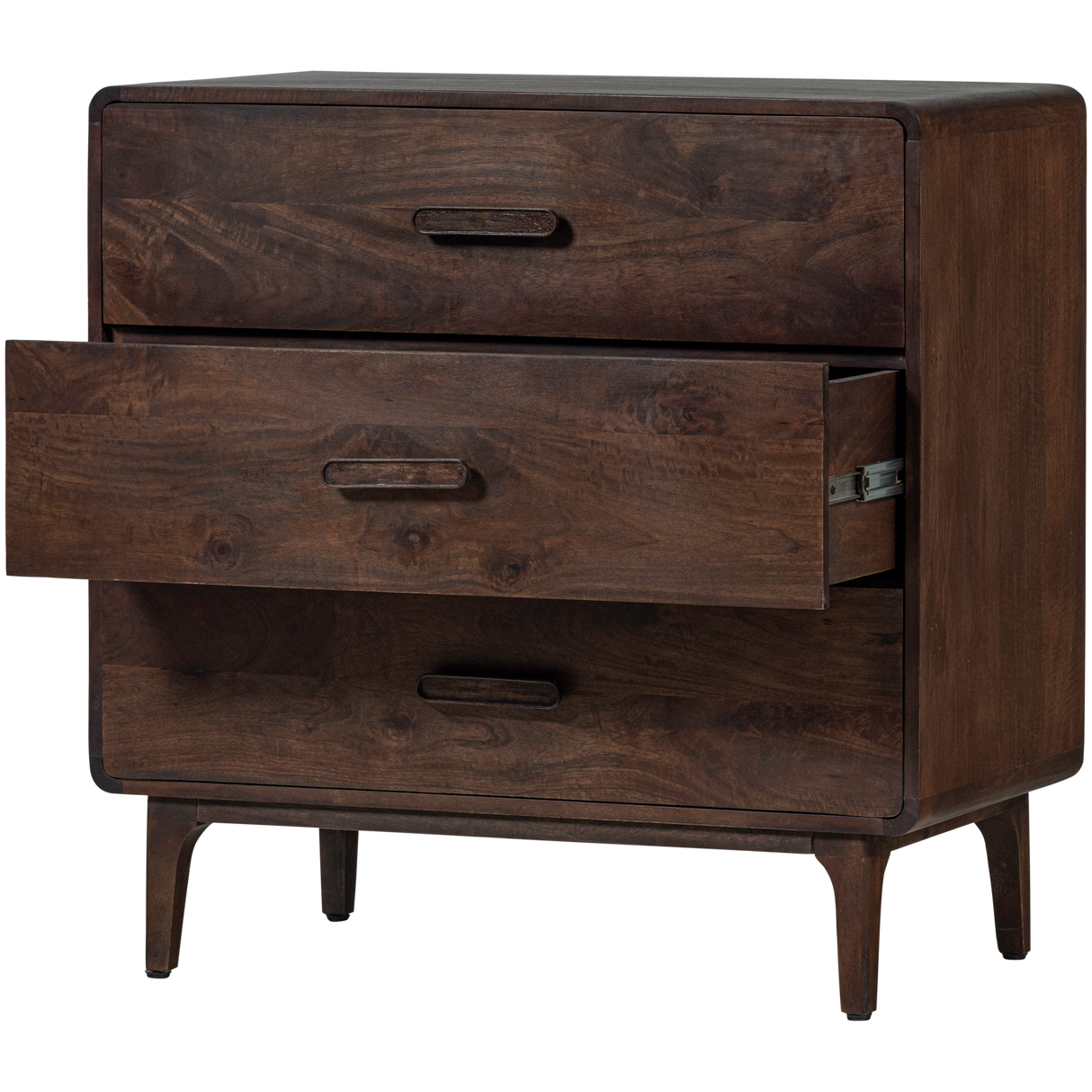 Liya Ladekast Mango Hout Donkerbruin
