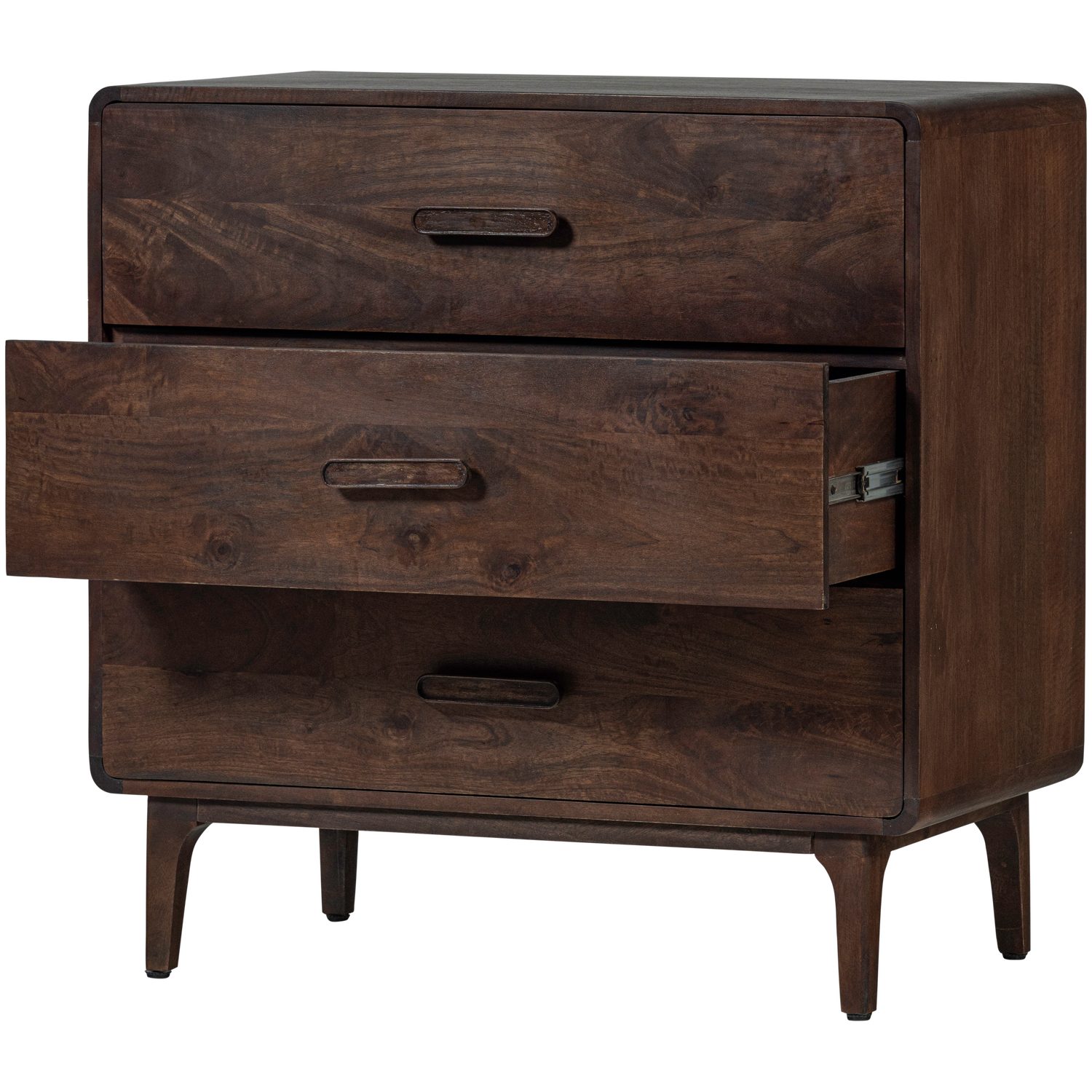 Liya Ladekast Mango Hout Donkerbruin