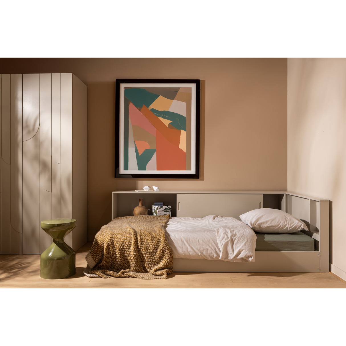Carter Hoekbed Links/Rechts Grenen Dust [Fsc]