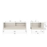 Carter Bed Grenen Dust 90x200 Cm [Fsc]