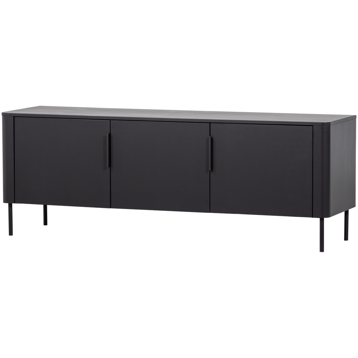 Gunnar Tv Meubel 154 Cm Grenen Matzwart [Fsc]