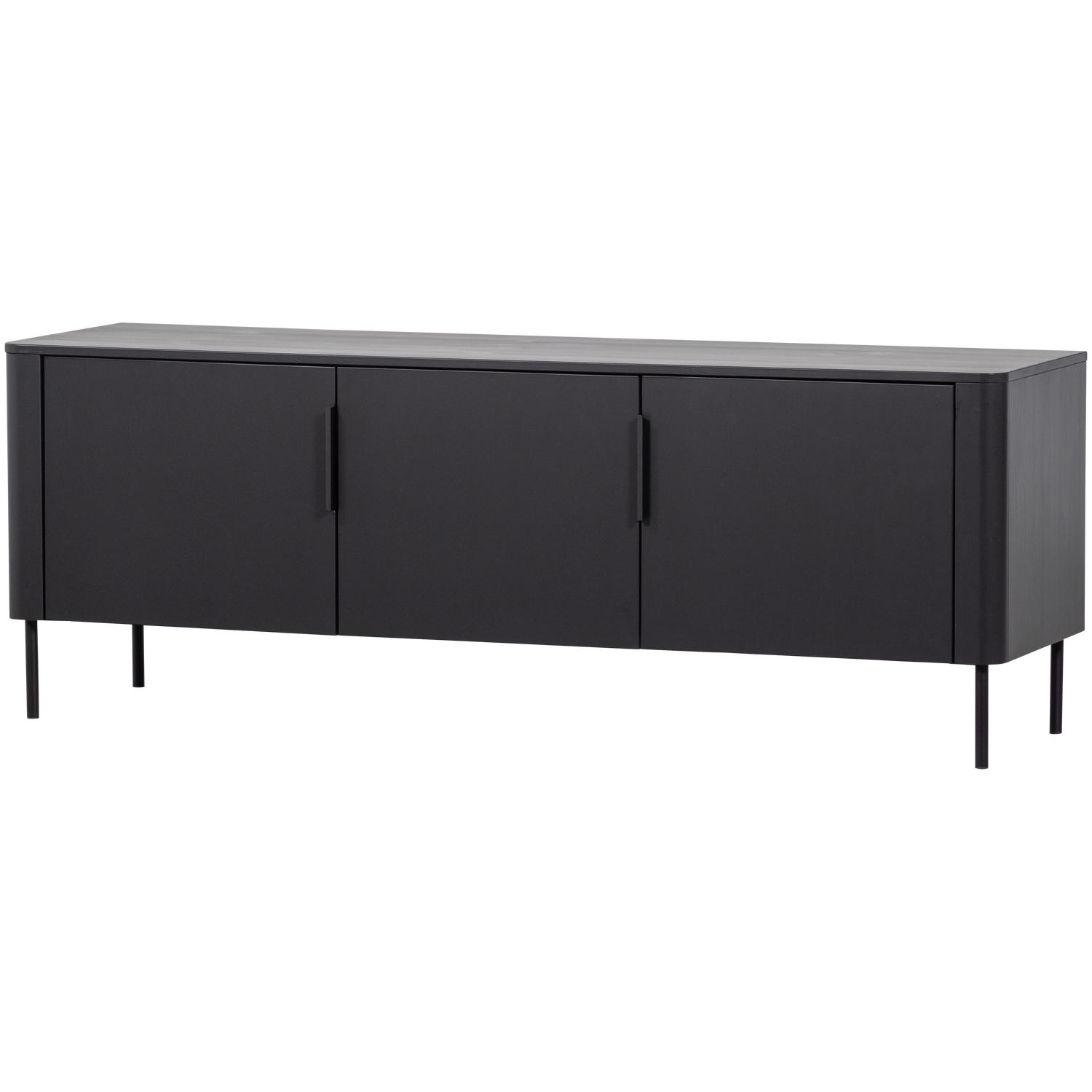 Gunnar Tv Meubel 154 Cm Grenen Matzwart [Fsc]