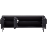 Gunnar Tv Meubel 154 Cm Grenen Matzwart [Fsc]