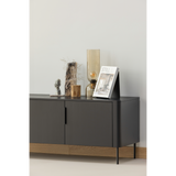 Gunnar Tv Meubel 154 Cm Grenen Matzwart [Fsc]