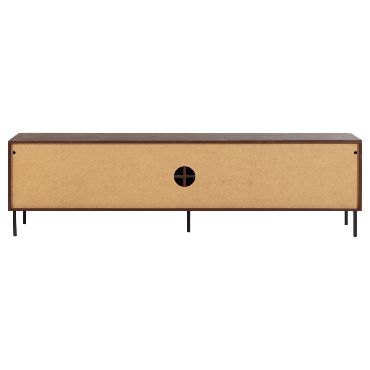 Gunnar Tv Meubel 200 Cm Grenen Bordeauxrood [Fsc]