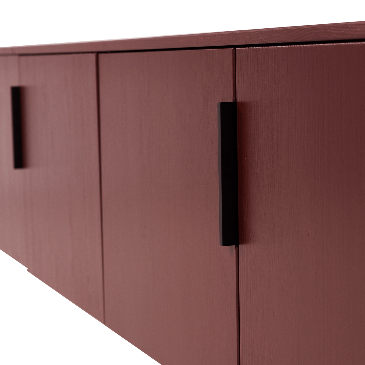 Gunnar Tv Meubel 200 Cm Grenen Bordeauxrood [Fsc]