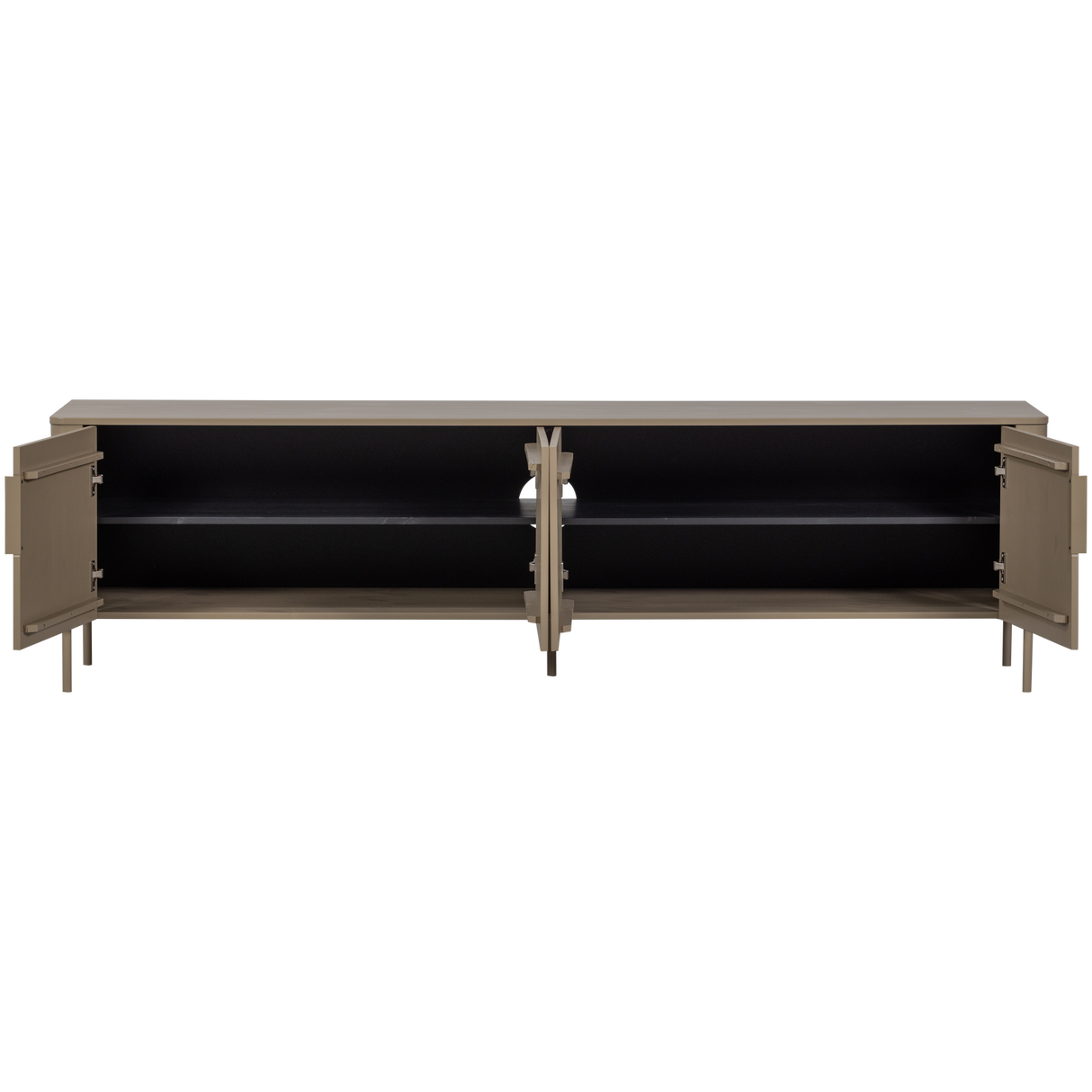 Gunnar Tv Meubel 200 Cm Grenen Mud [Fsc]