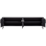 Gunnar Tv Meubel 200 Cm Grenen Matzwart [Fsc]