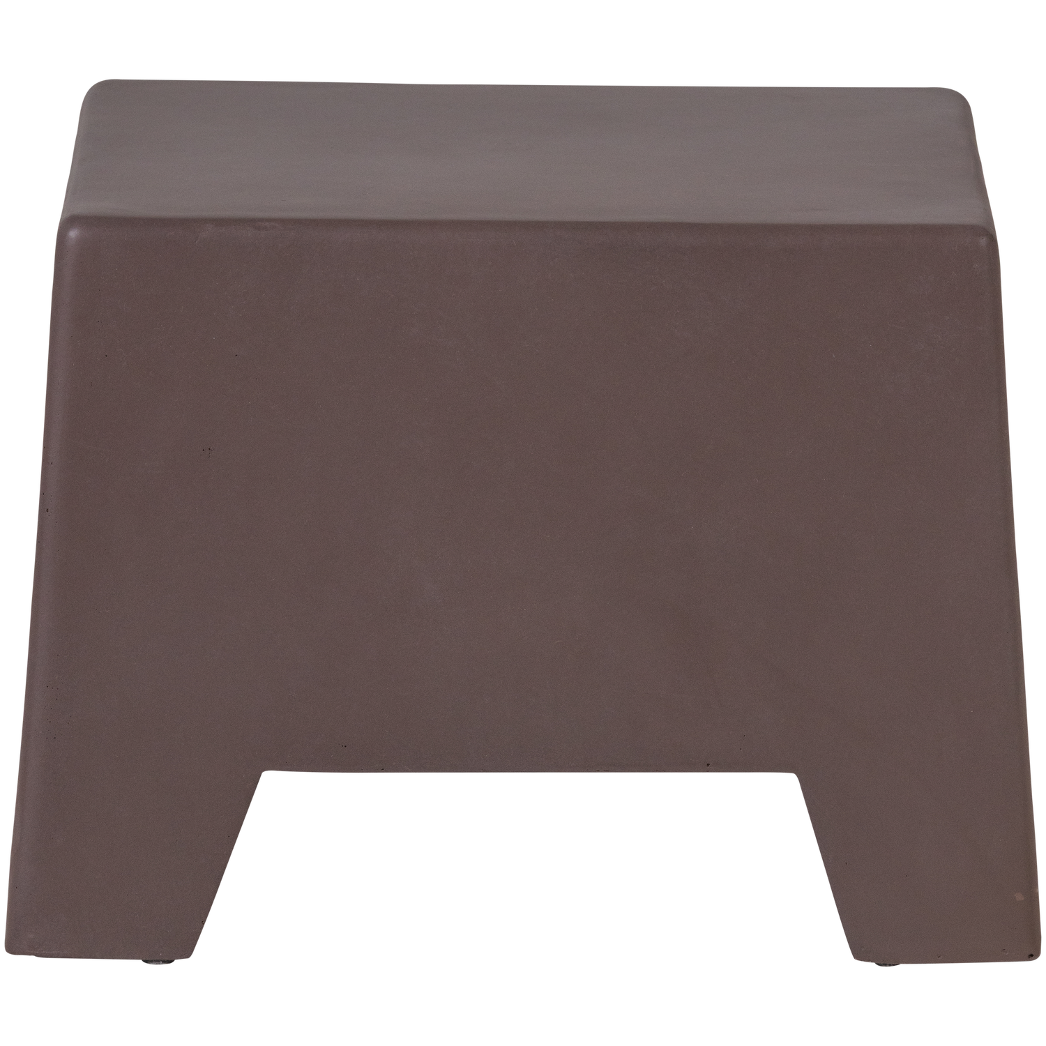 Zina Bijzettafel Laag Cement Bruin