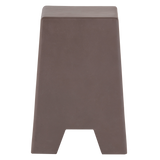 Zina Bijzettafel Hoog Cement Bruin