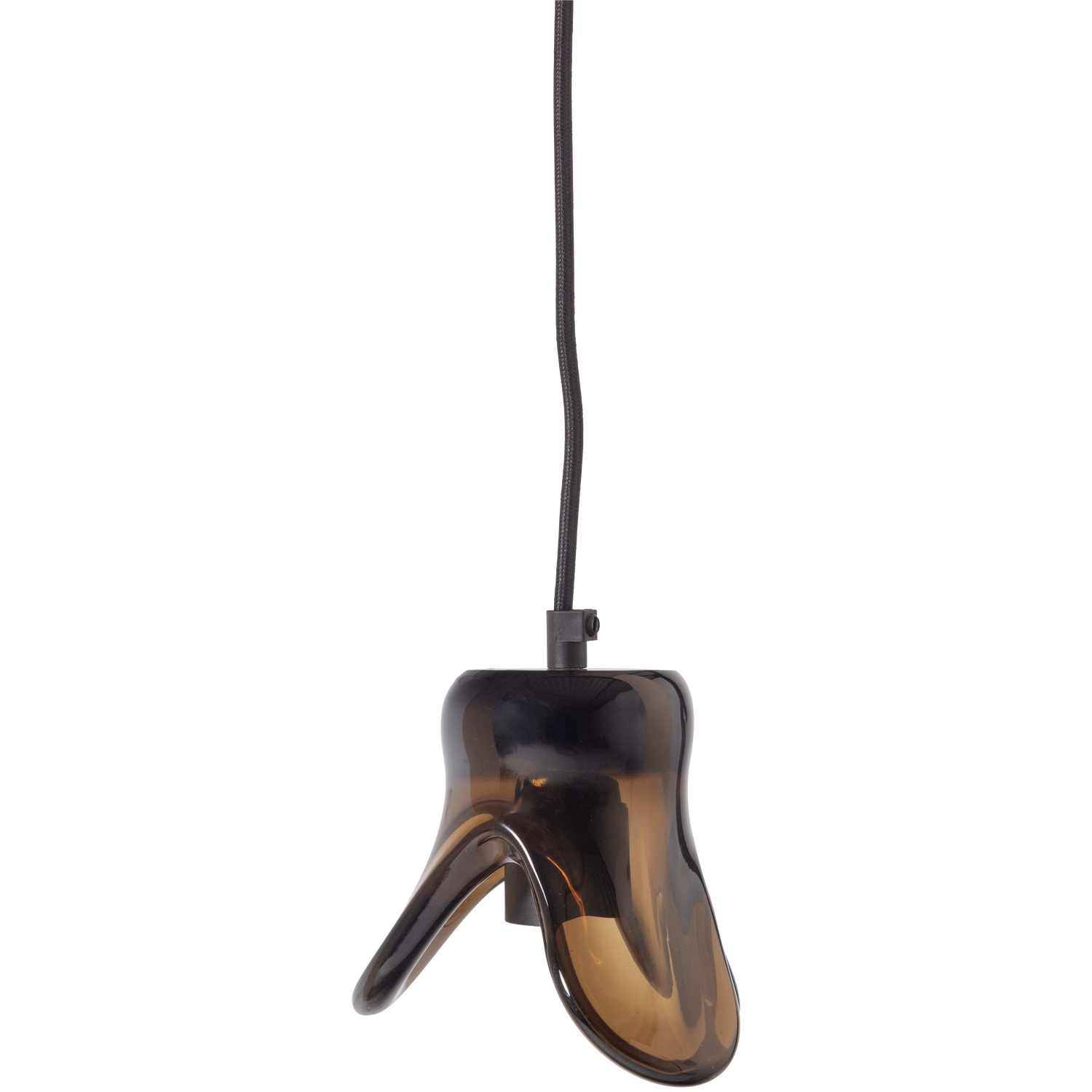 Elle Hanglamp Klein Glas Bruin