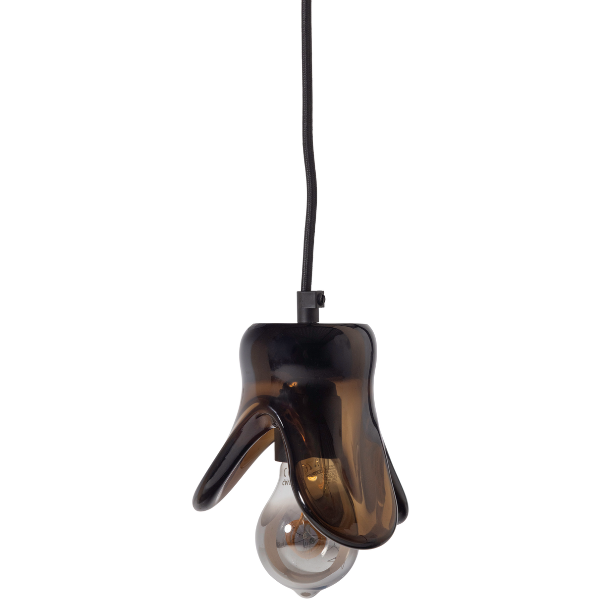 Elle Hanglamp Klein Glas Bruin