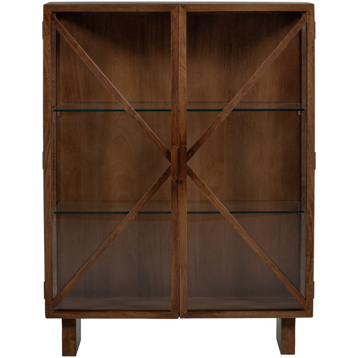 Kella 2 Deurs Kast Mango Hout Bruin