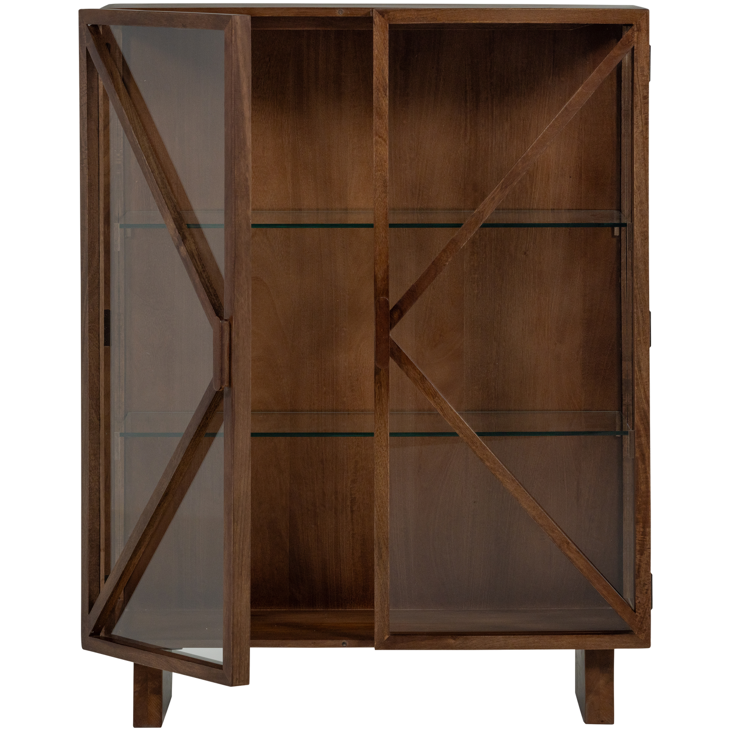 Kella 2 Deurs Kast Mango Hout Bruin