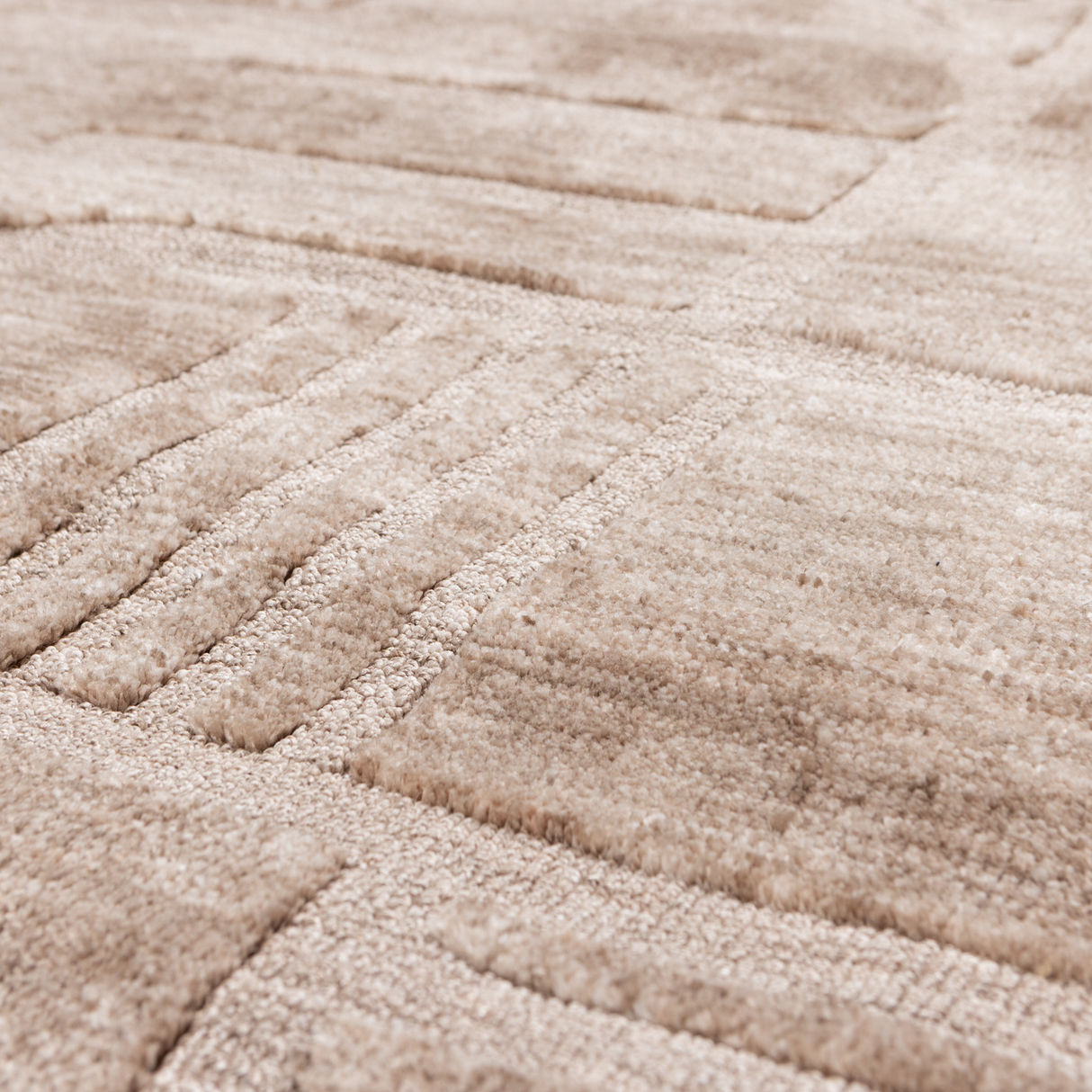 Lovi Vloerkleed Polyester/Katoen Taupe 170x240 Cm