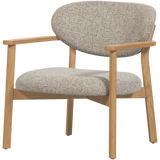 Udar Fauteuil Naturel Met Houten Frame Naturel