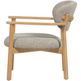 Udar Fauteuil Naturel Met Houten Frame Naturel