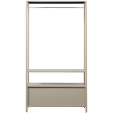 Ferris Open Kledingkast 100 Cm Metaal Zand