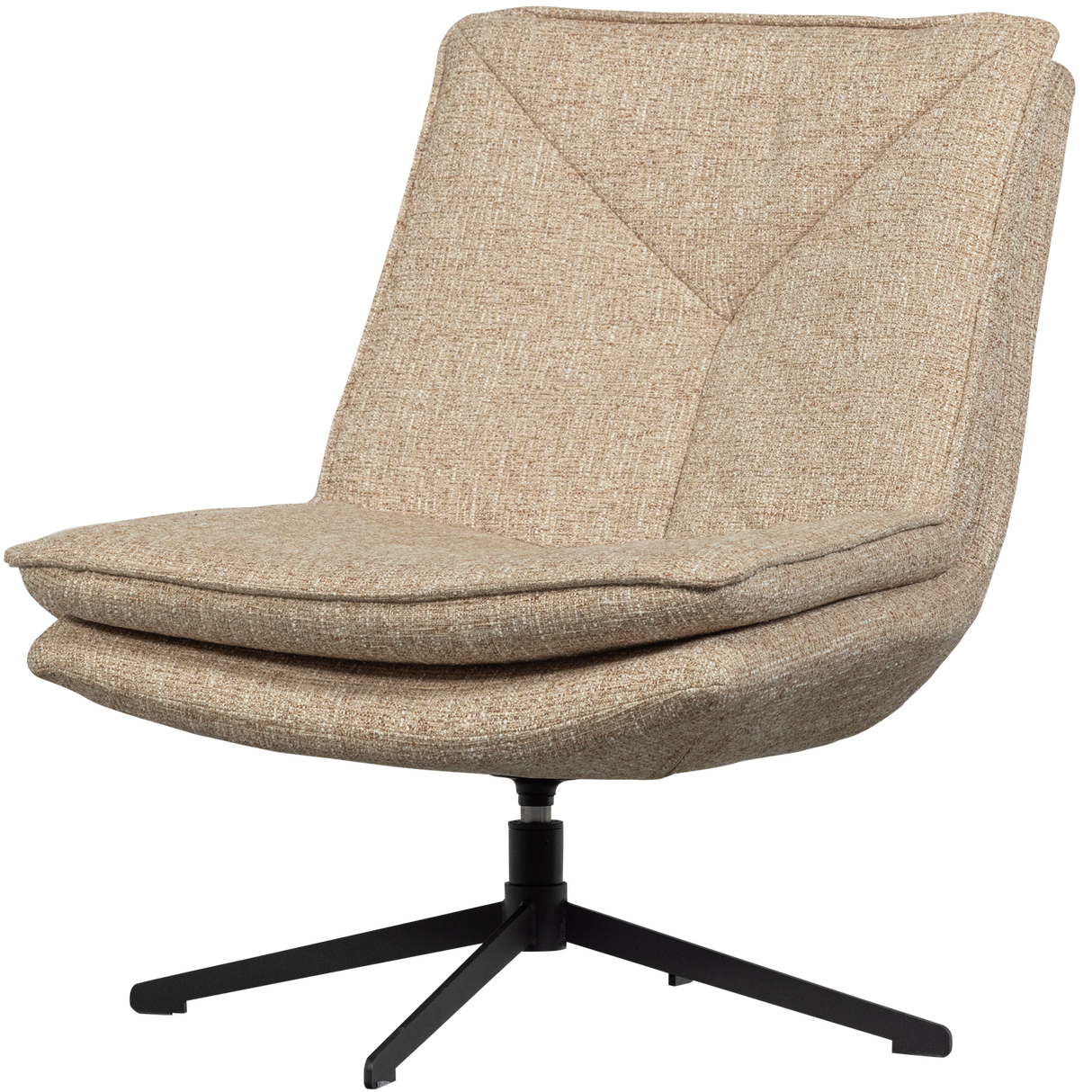 Milaro Draaifauteuil Naturel Melange