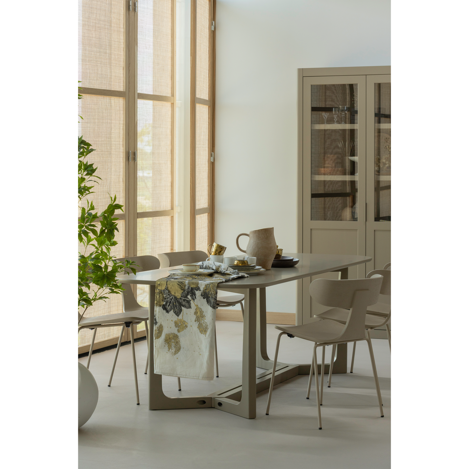 Ferion Eettafel Mango Hout Mud 240 X90 Cm