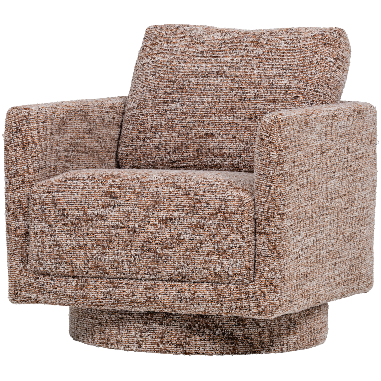 Oska Draaifauteuil Bruin Melange