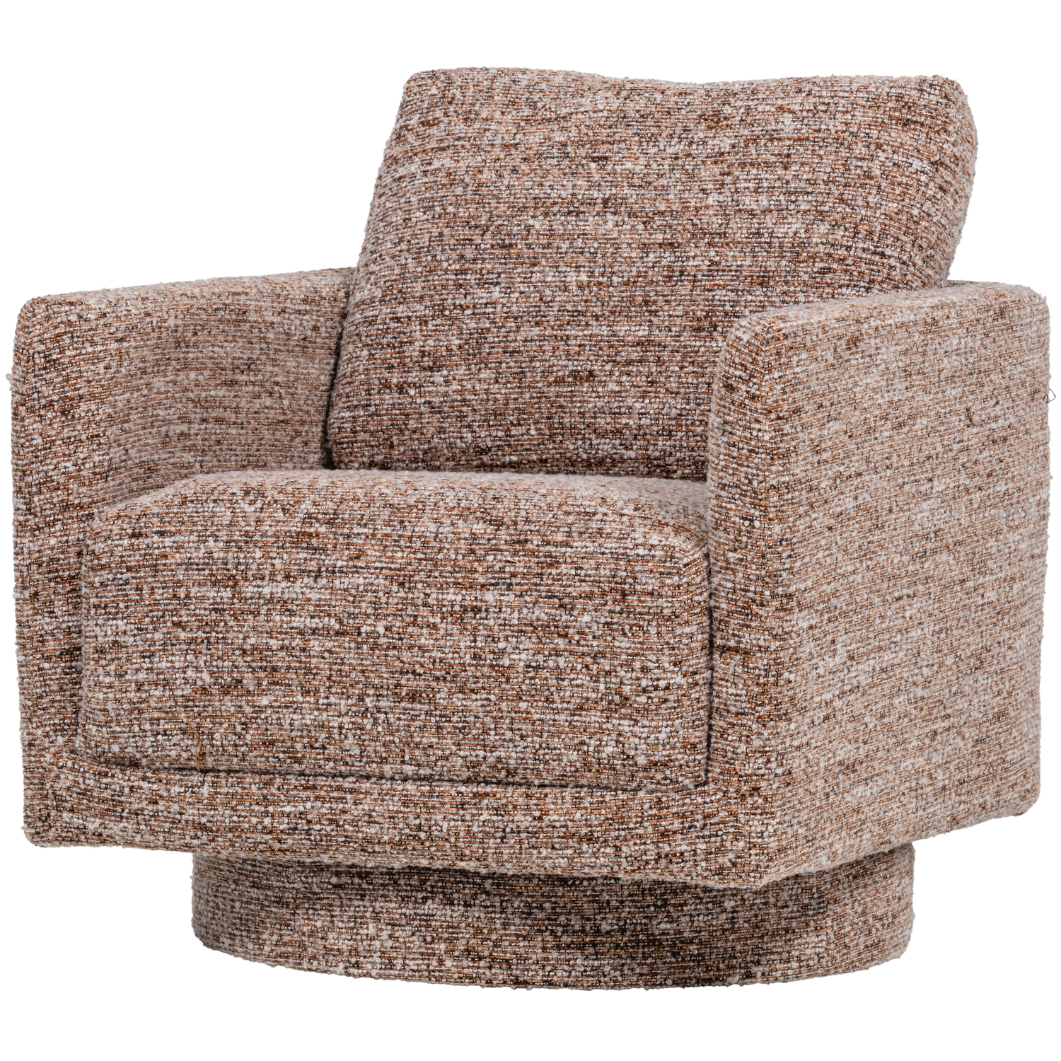 Oska Draaifauteuil Bruin Melange