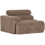 Novi 1 Zits Element Arm Links Ribstof Taupe