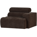 Novi 1 Zits Element Arm Rechts Donkerbruin Melange